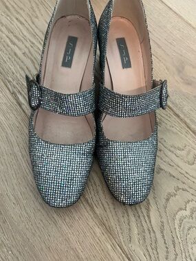 SJP Tartt silver shoes